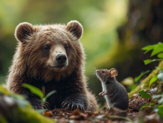 Krásná kniha pro děti: Myška a medvěd a jejich cesta za poznáním od Marie Fasorové
