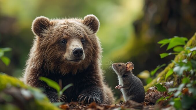 Krásná kniha pro děti: Myška a medvěd a jejich cesta za poznáním od Marie Fasorové